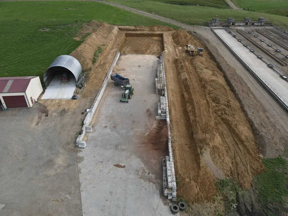 Feed pads and silage bunkers in the Waikato by Scope Earthworks