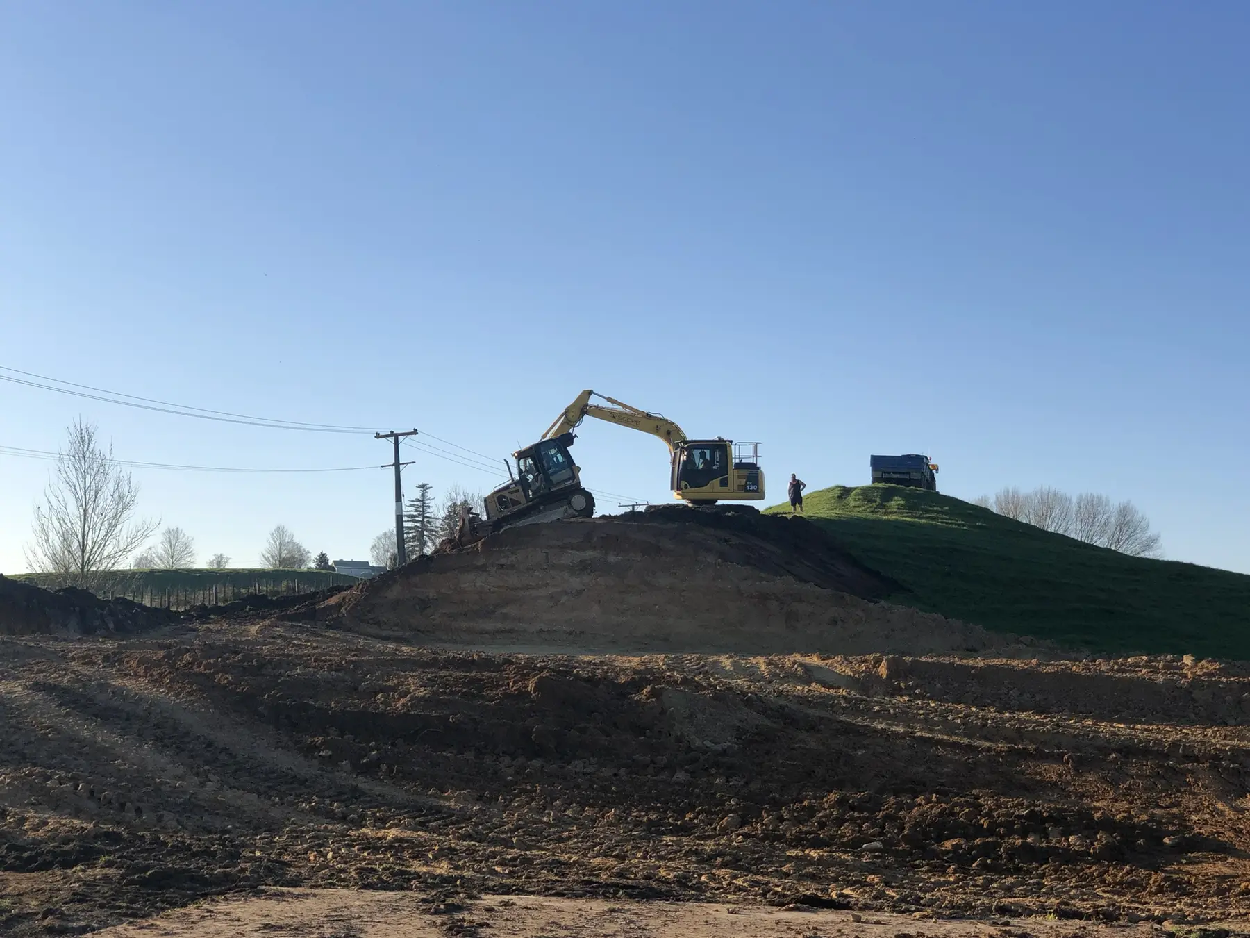 Residential earthworks and house site preparation