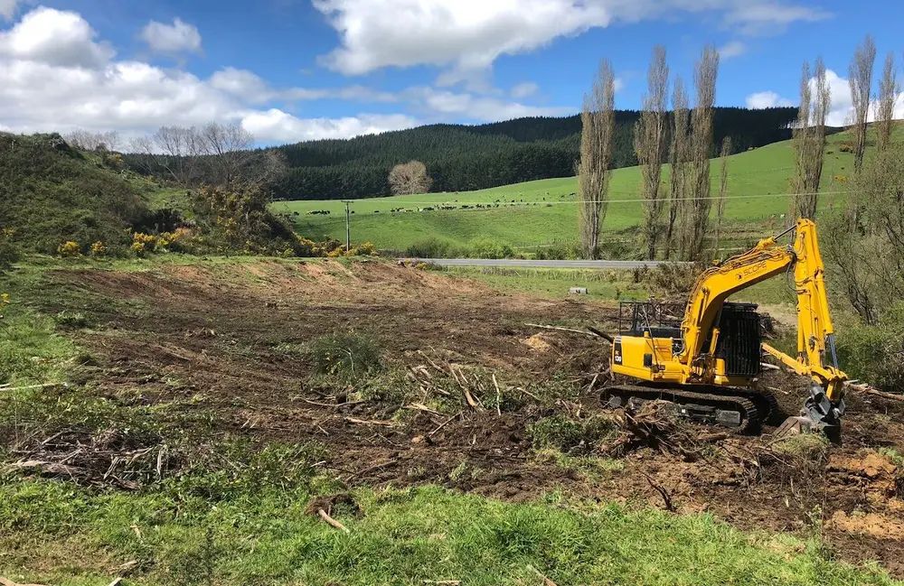 Section clearing & prep — Scope Earthworks, Waikato
