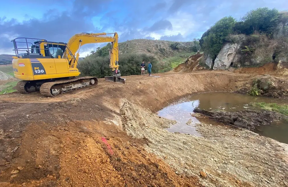 Landscaping earthworks — Scope Earthworks, Waikato
