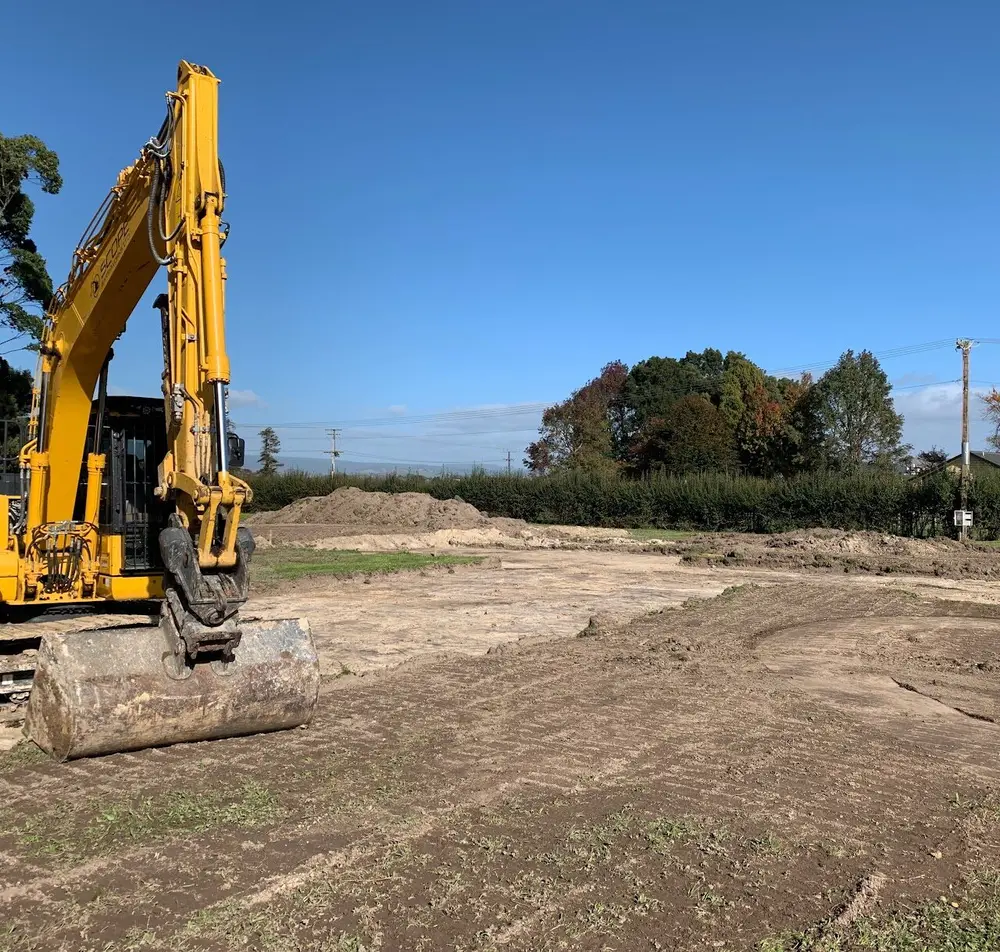 House site preparation and building platforms in the Waikato by Scope Earthworks